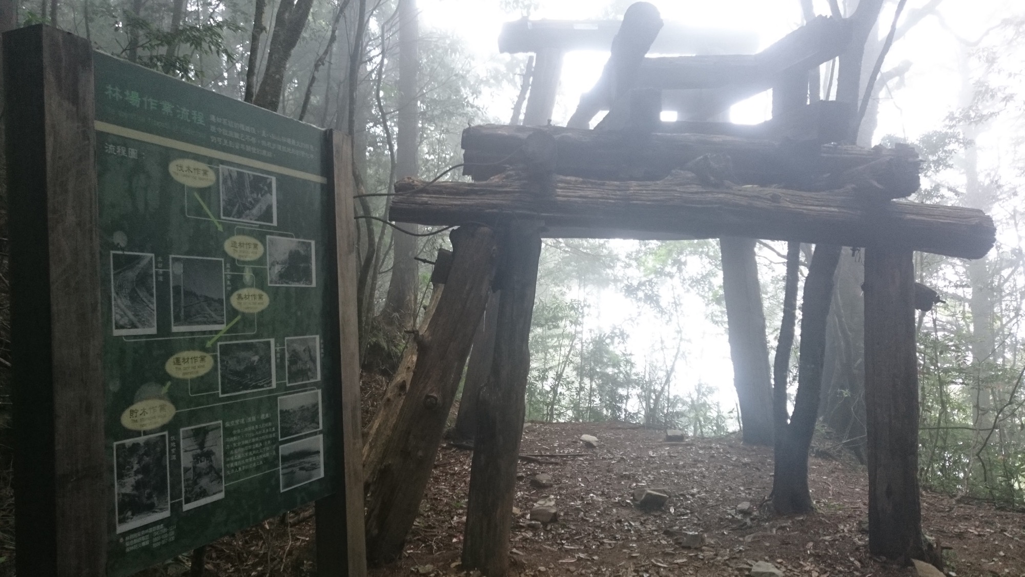 八仙山主峰步道流籠頭