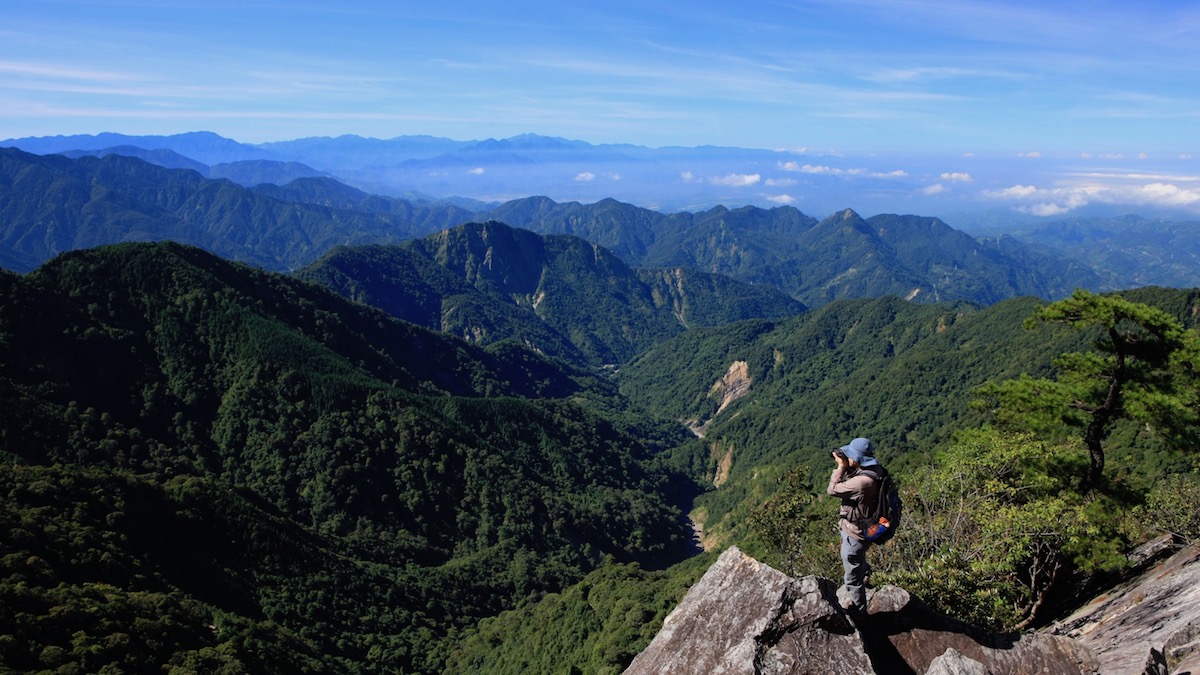 鳶嘴稍來小雪山國家步道一隅