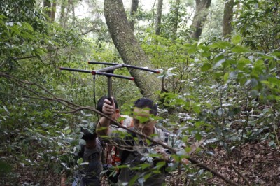 棲地體驗活動讓民眾親自體驗以無線電追蹤野生動物2