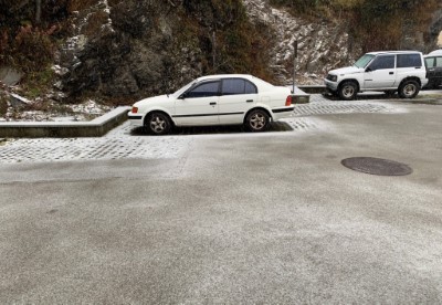 松雪樓外廣場雪景