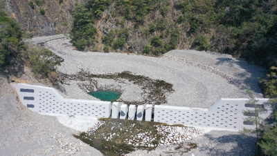 匹亞桑溪工程空拍圖