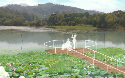 木棧道示意圖