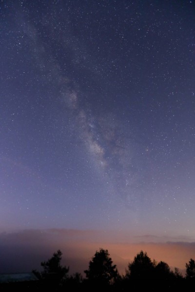 大雪山星空(由吳裕隆老師提供)