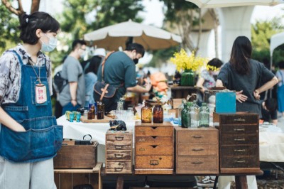 舊物盛典木藝市集攤位