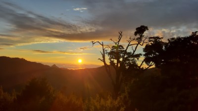 觀景台晚霞