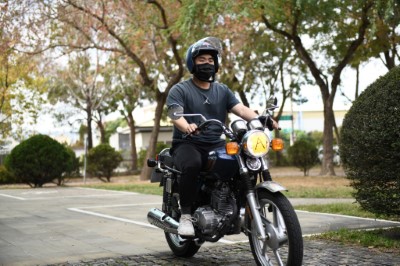 騎乘循環檔機車測驗