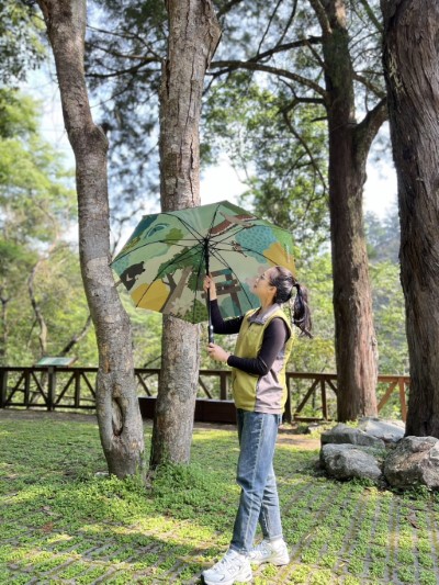 谷關七雄晴雨兩用傘，是山林旅遊的好夥伴