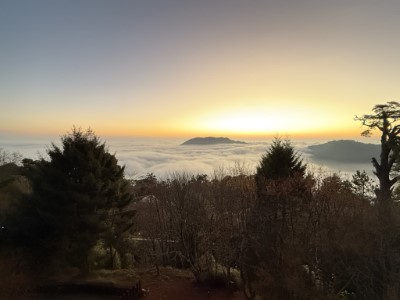 大雪山雲海及晚霞_遊客中心