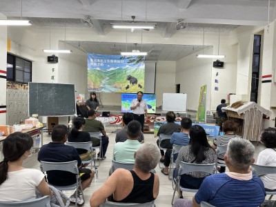 林業保育署臺中分署張弘毅分署長感謝南勢部落長期以來用心守護黑熊與部落周邊棲地