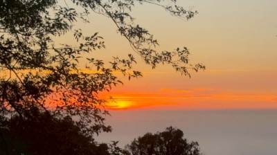 大雪山國家森林遊樂區夕陽景色(照片：林業及自然保育署臺中分署)