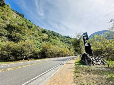 八仙山遊樂區林道入口綠意盎然