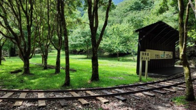 八仙山佳保台車站意象。(照片：林業及自然保育署臺中分署)