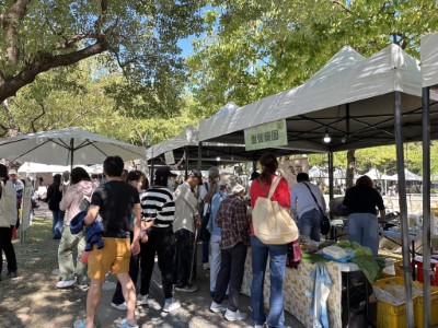 「2025里山生活市集」現場規劃七大展區，共有100個單位參與，創下歷年新高