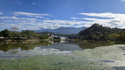 東勢林業文化園區貯木池景色-2
