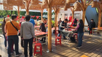 2025年書法家現場揮毫春聯-3