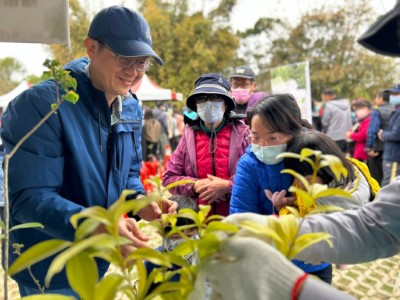 贈苗活動地點遍及豐原、神岡、烏日、太平、東勢及和平等地區(林業及自然保育署臺中分署提供)